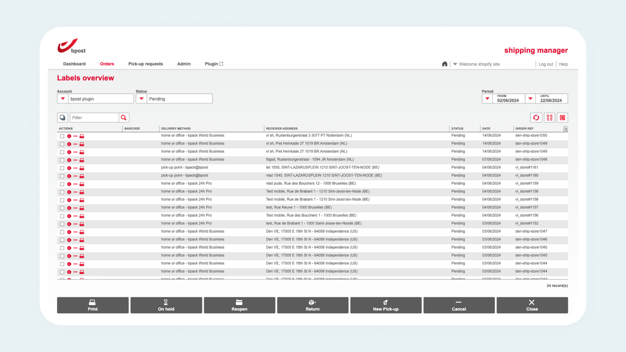Sync your order with bpost shipping manager automatically