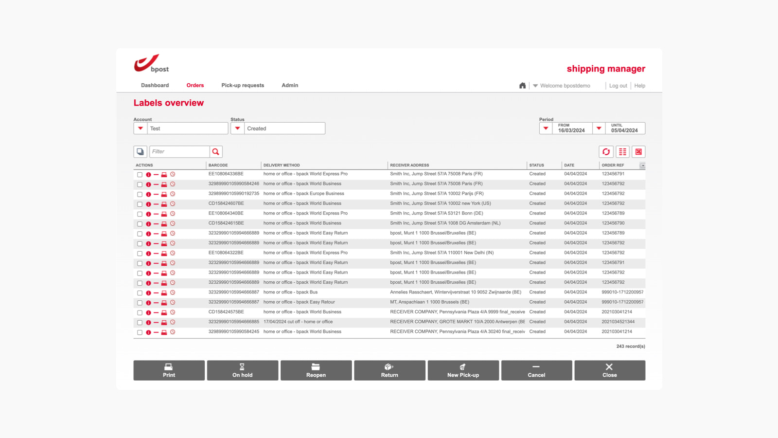 Sync your order with bpost shipping manager automatically