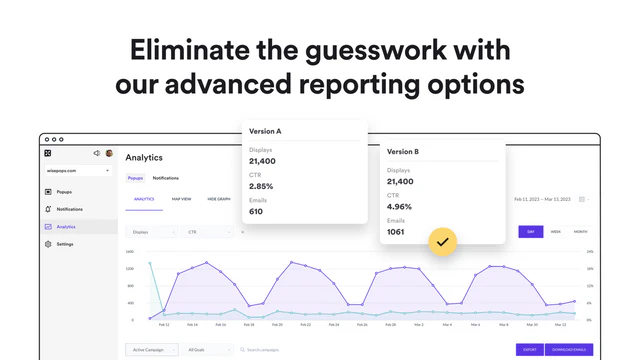 Profitez d'options de reporting avancées