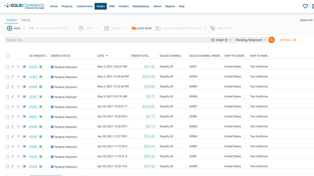 Gestion des commandes multi-canal