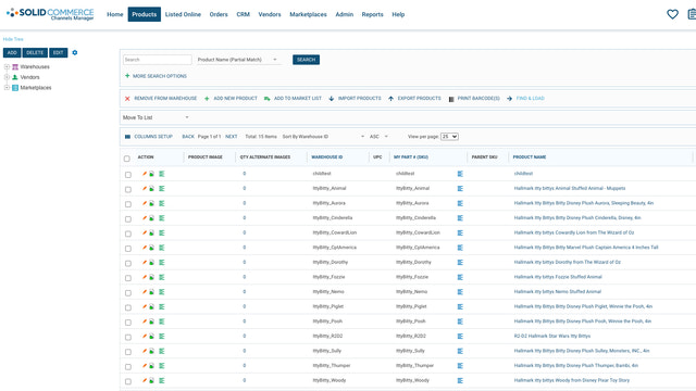 Gestión de inventario multicanal