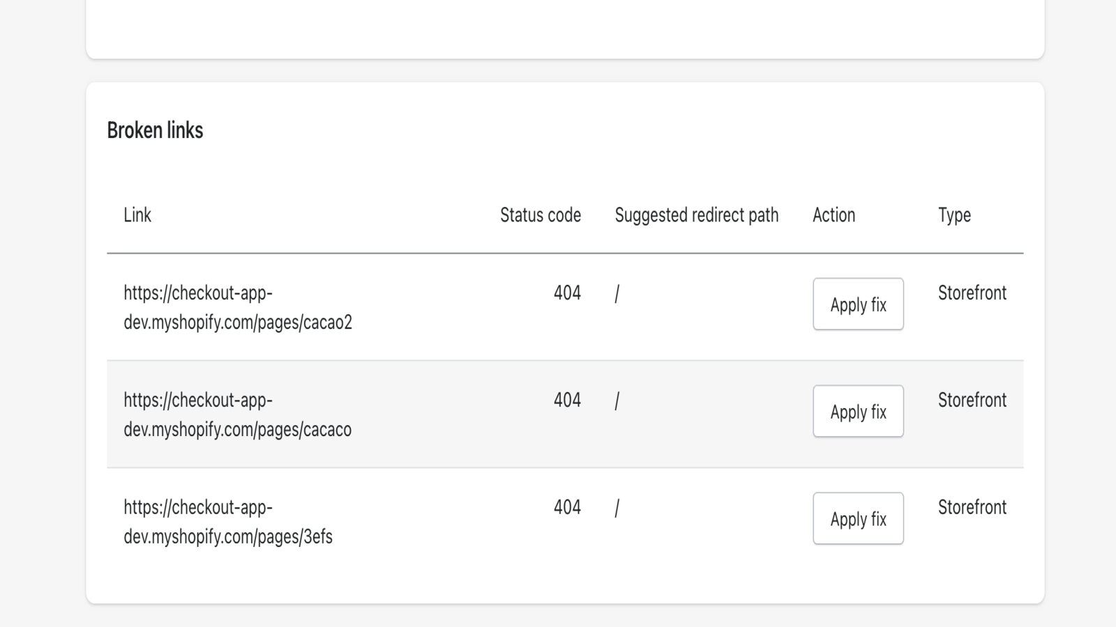 Automated fixing suggestions