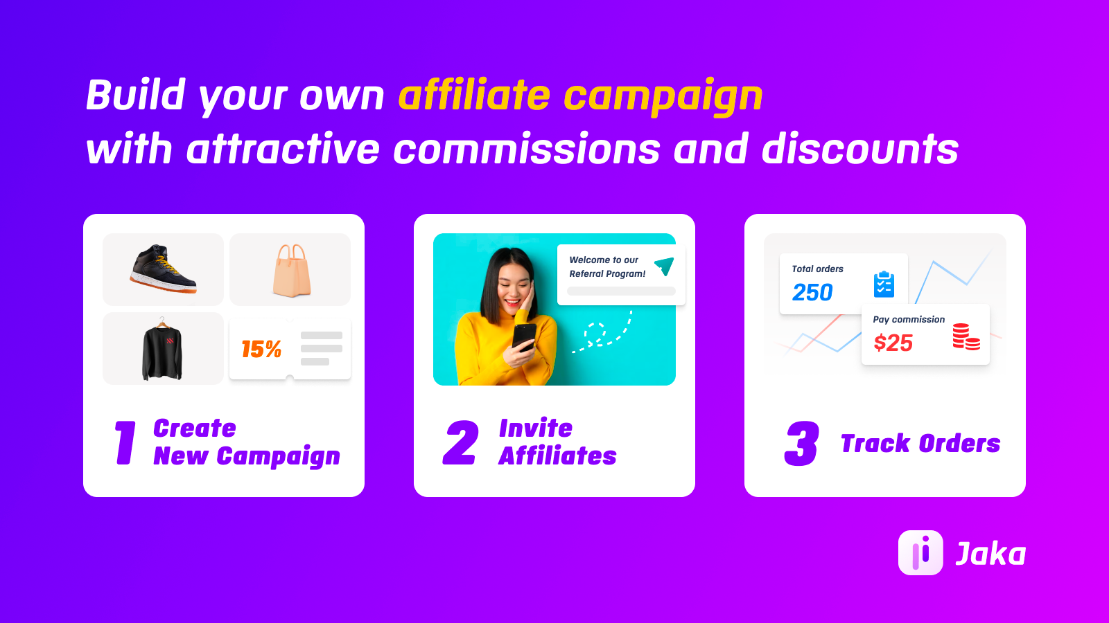 Jaka Affiliate Marketing & Referral program for Shopify