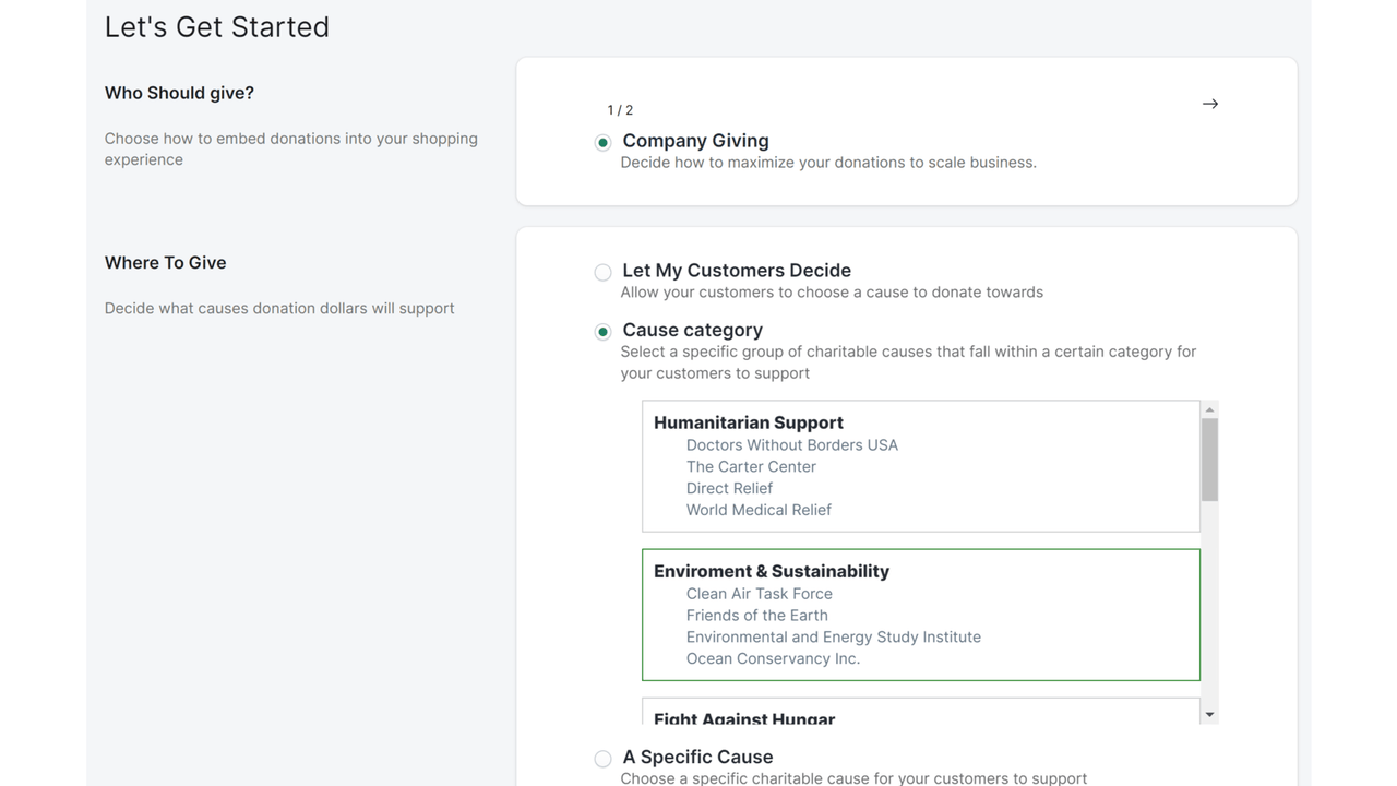 Vereinfachen Sie den Spendenprozess durch ein vereinfachtes Dashboard