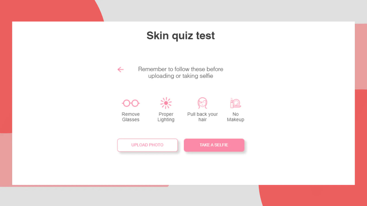 La piattaforma Selfie Quiz (TM) rileva oltre 150 attributi skin