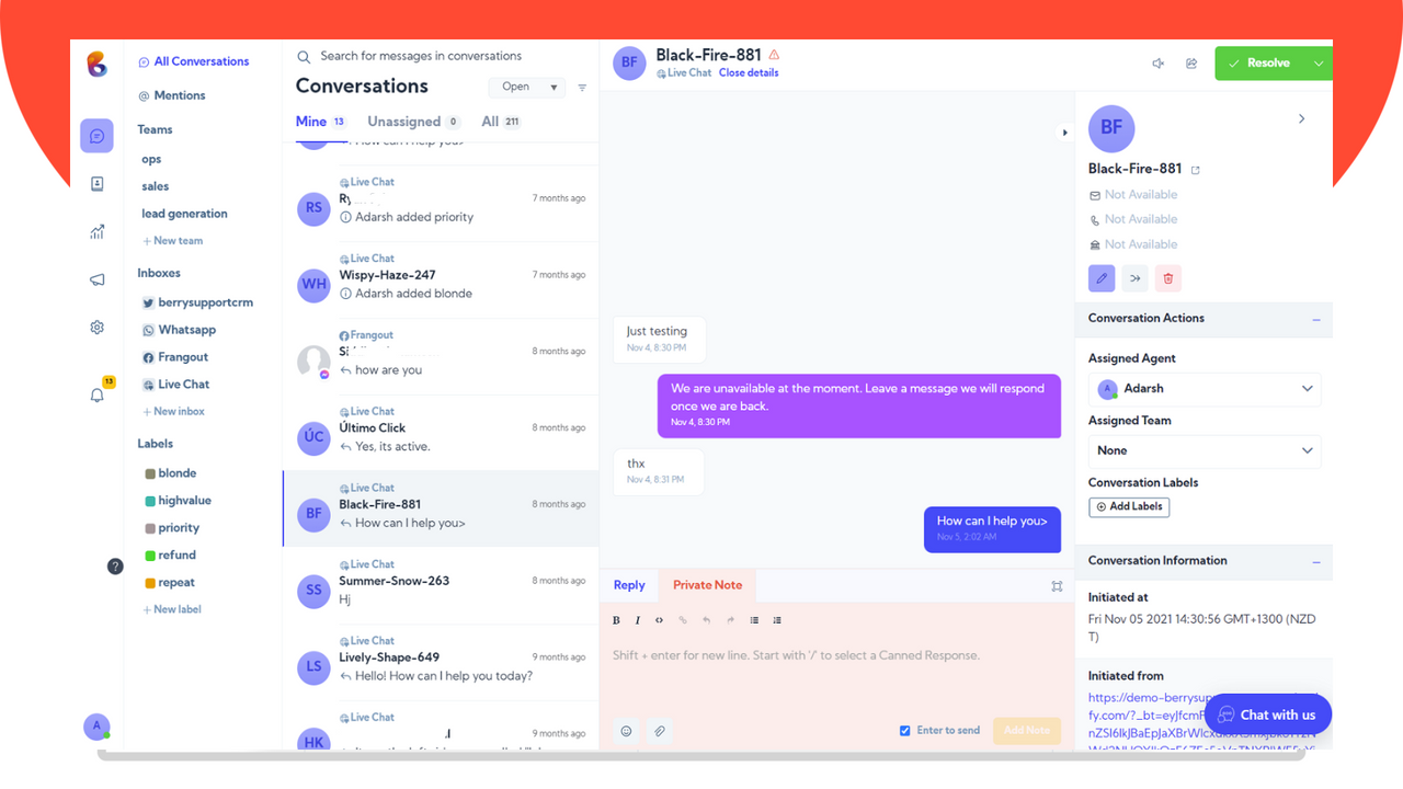 Shopify app: Helpdesk and live chat for online store 