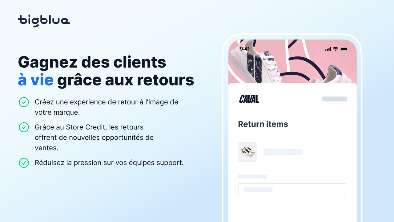 Gagnez des clients à vie grâce aux retours