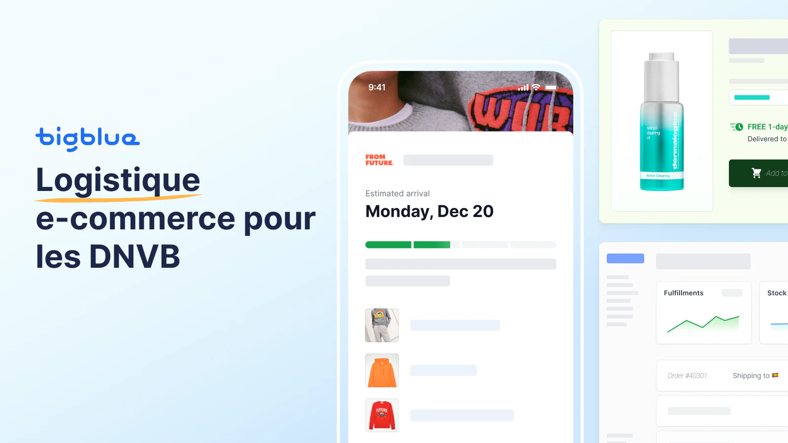 Bigblue, logistique e-commerce pour les DNVB