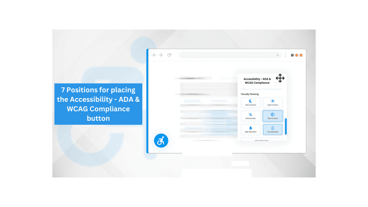 Accessibility - ADA和WCAG Compliance