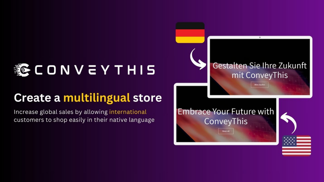 ConveyThis:AI Store Translator - Website Translator