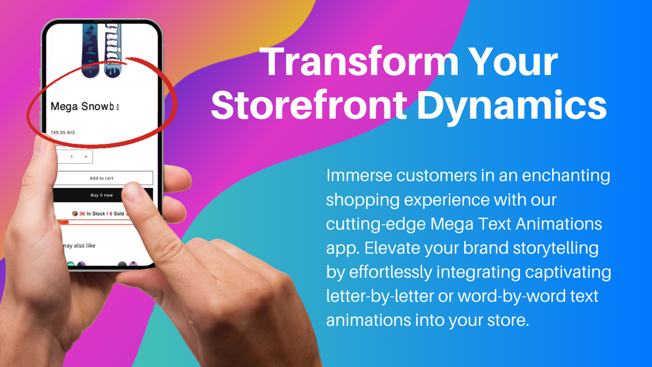 Mega Text Animations - Transformeer de dynamiek van uw winkelvoorkant