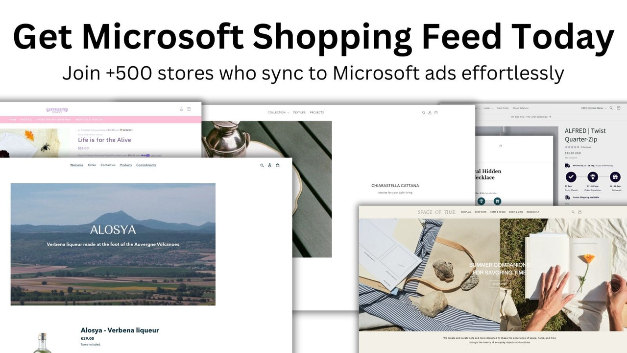 EasyFeed Microsoft Shopping Feed Klanten