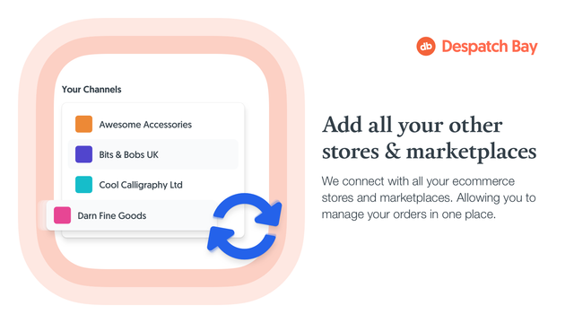 Add all your other stores & marketplaces