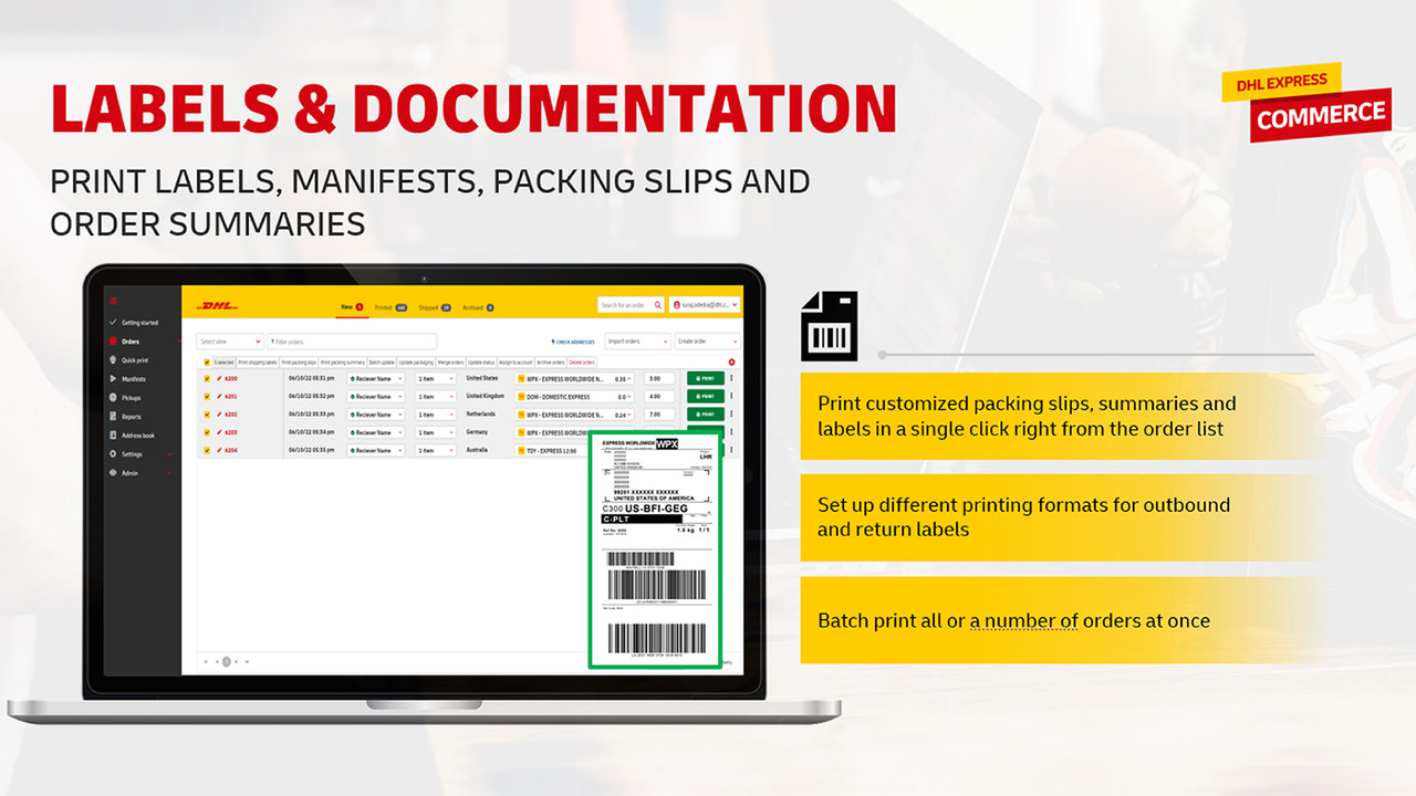 Labels and documentation