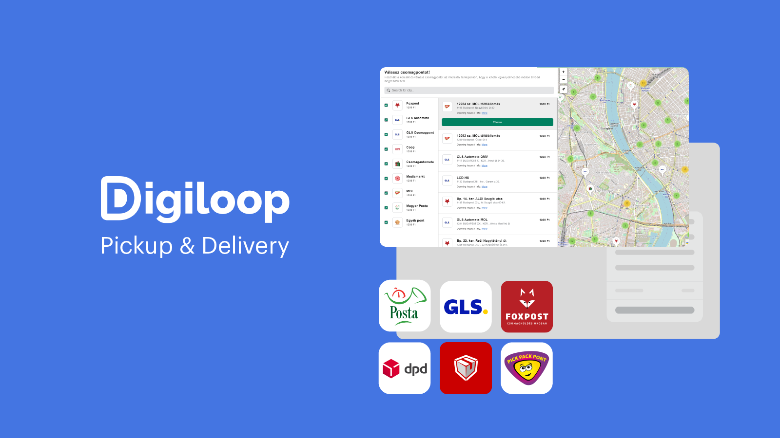 Digiloop - 取货和送货