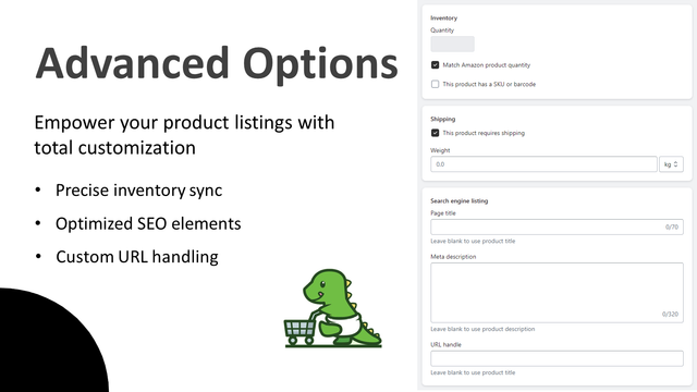 ShopazonProduct Lister Advanced Options