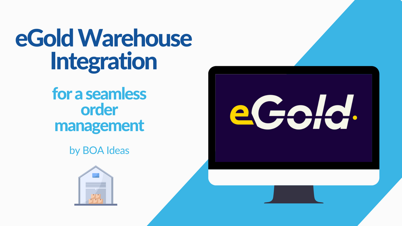 eGold Warehouse Integration Screenshot
