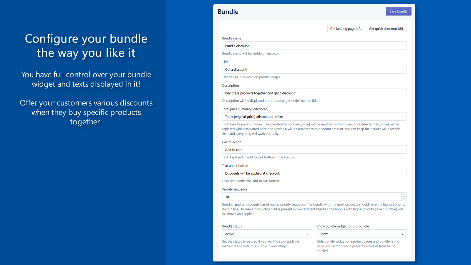 Bundler  Product Bundles - Bundle products, Mix&Match bundles, Volume discounts!'