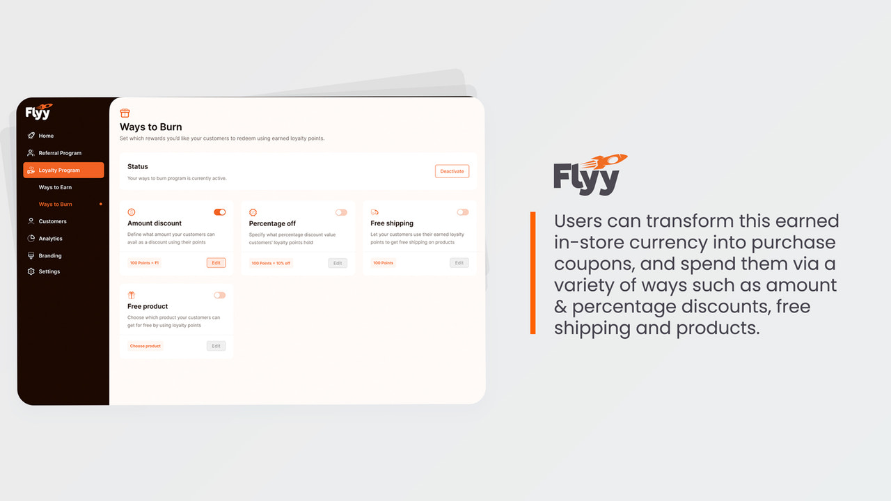 Transform currency into coupons to spend them in multiple ways