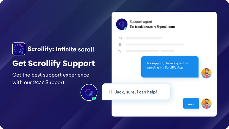 Infinite scroll ‑ Scrollify Screenshot