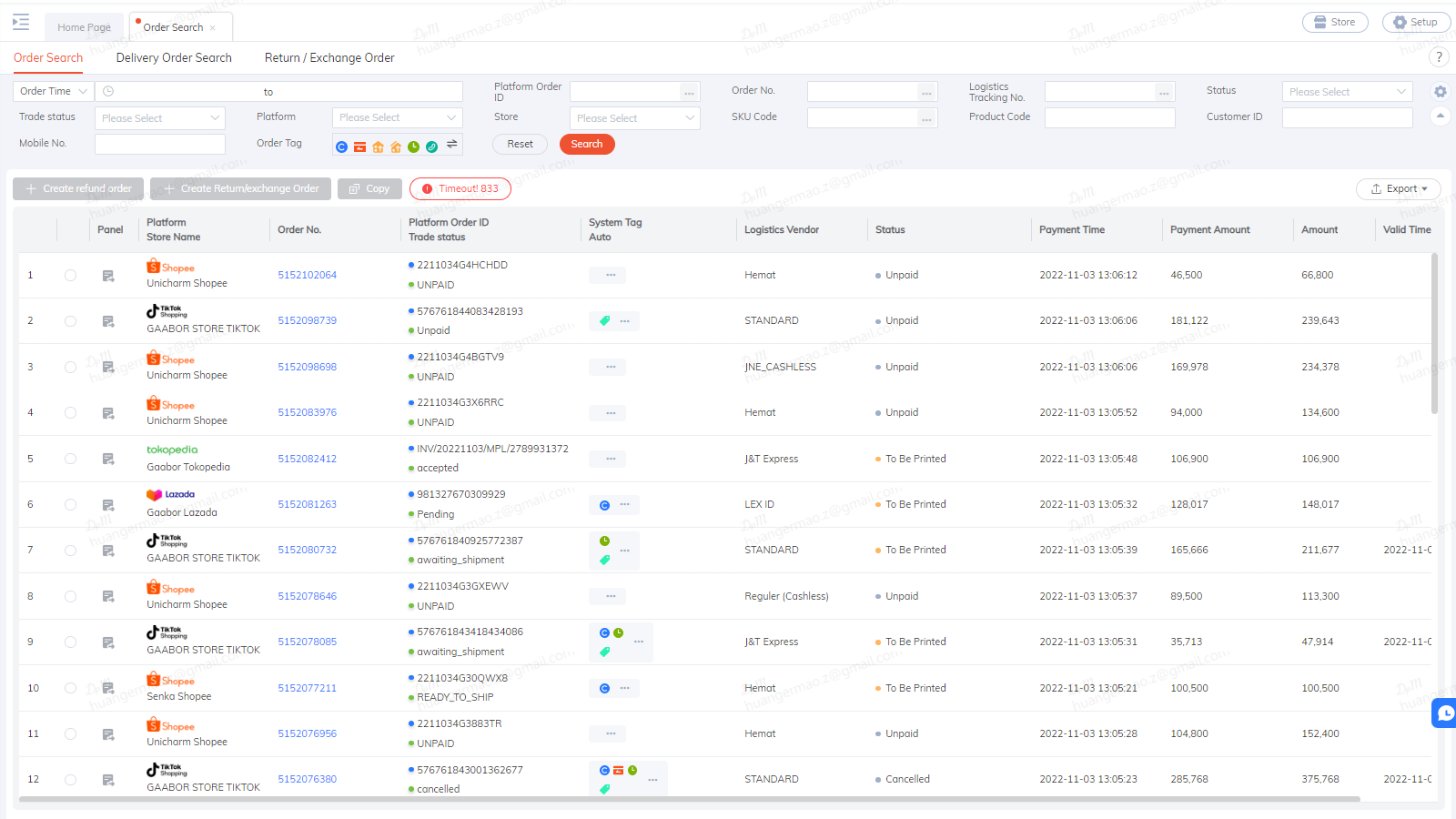 Order Management