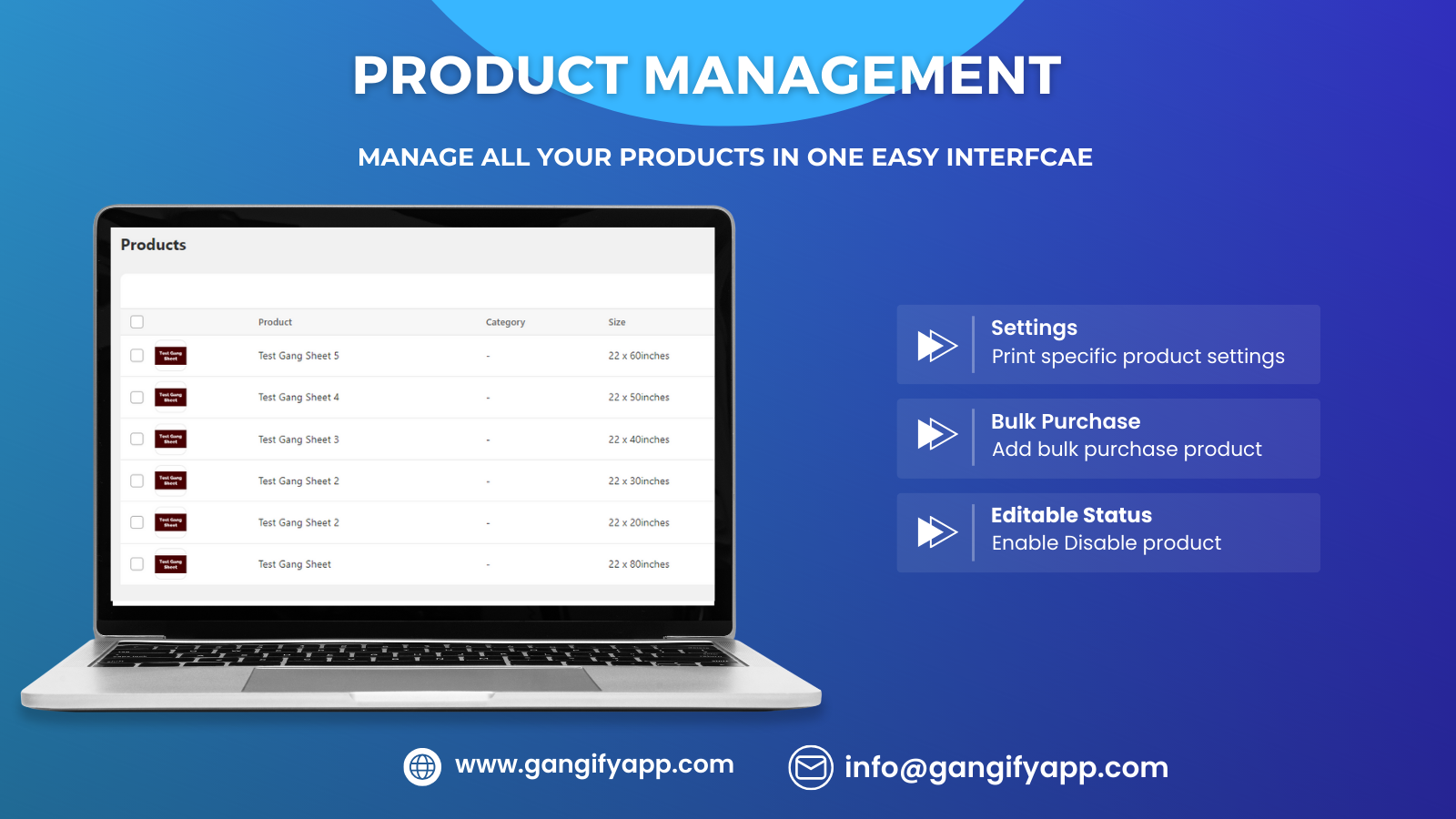 Product management