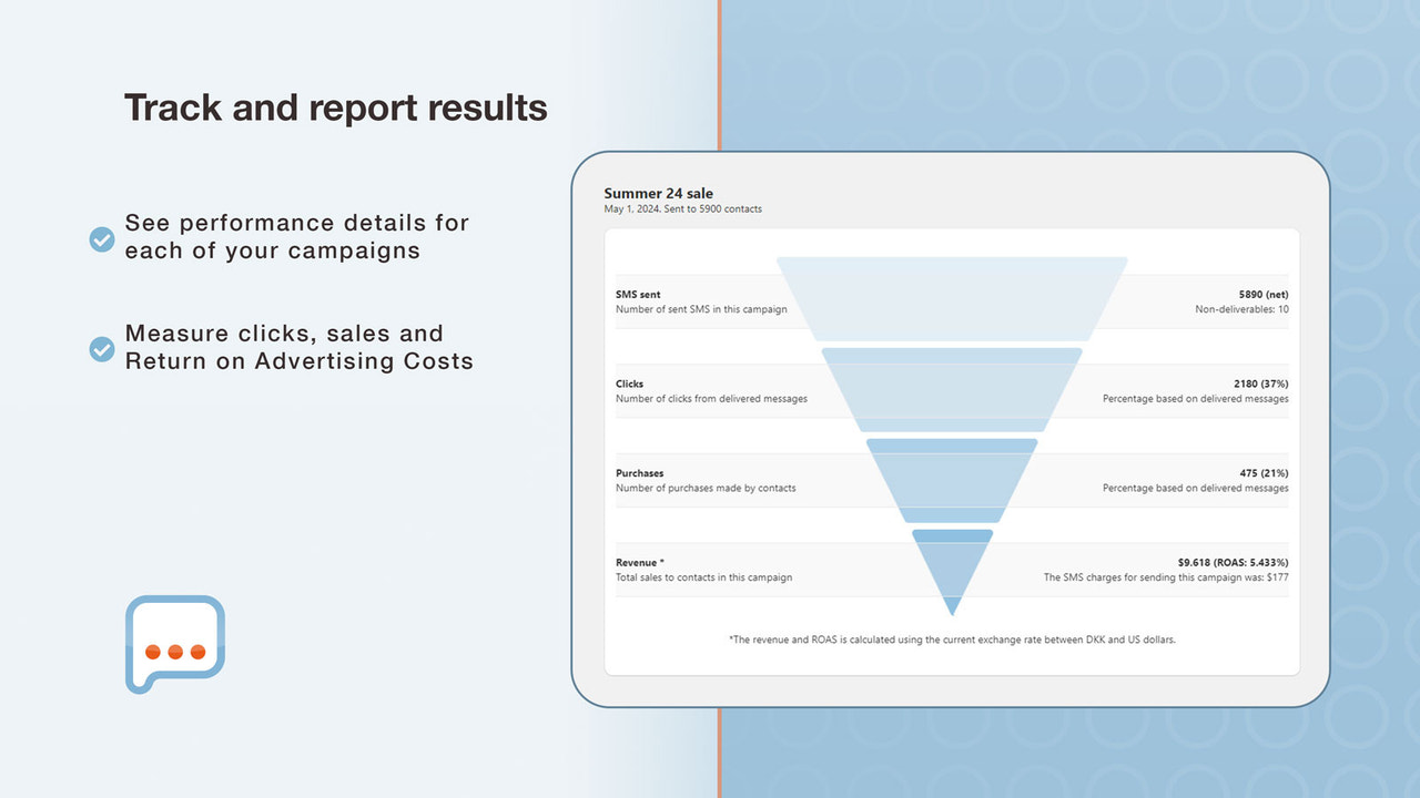 SMS Europe - Track and Report SMS campaign results and ROI
