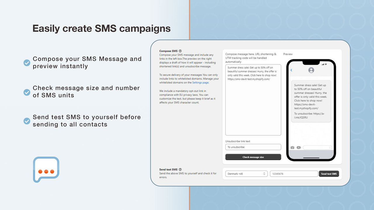 SMS Europe - Créer une campagne SMS