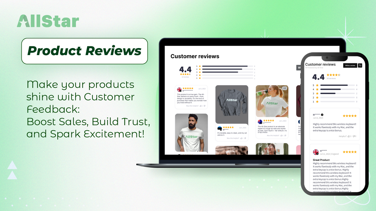 Product Reviews helps boost sales, build trust