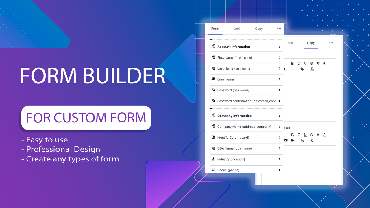 Create multiple form: wholesale, contact form