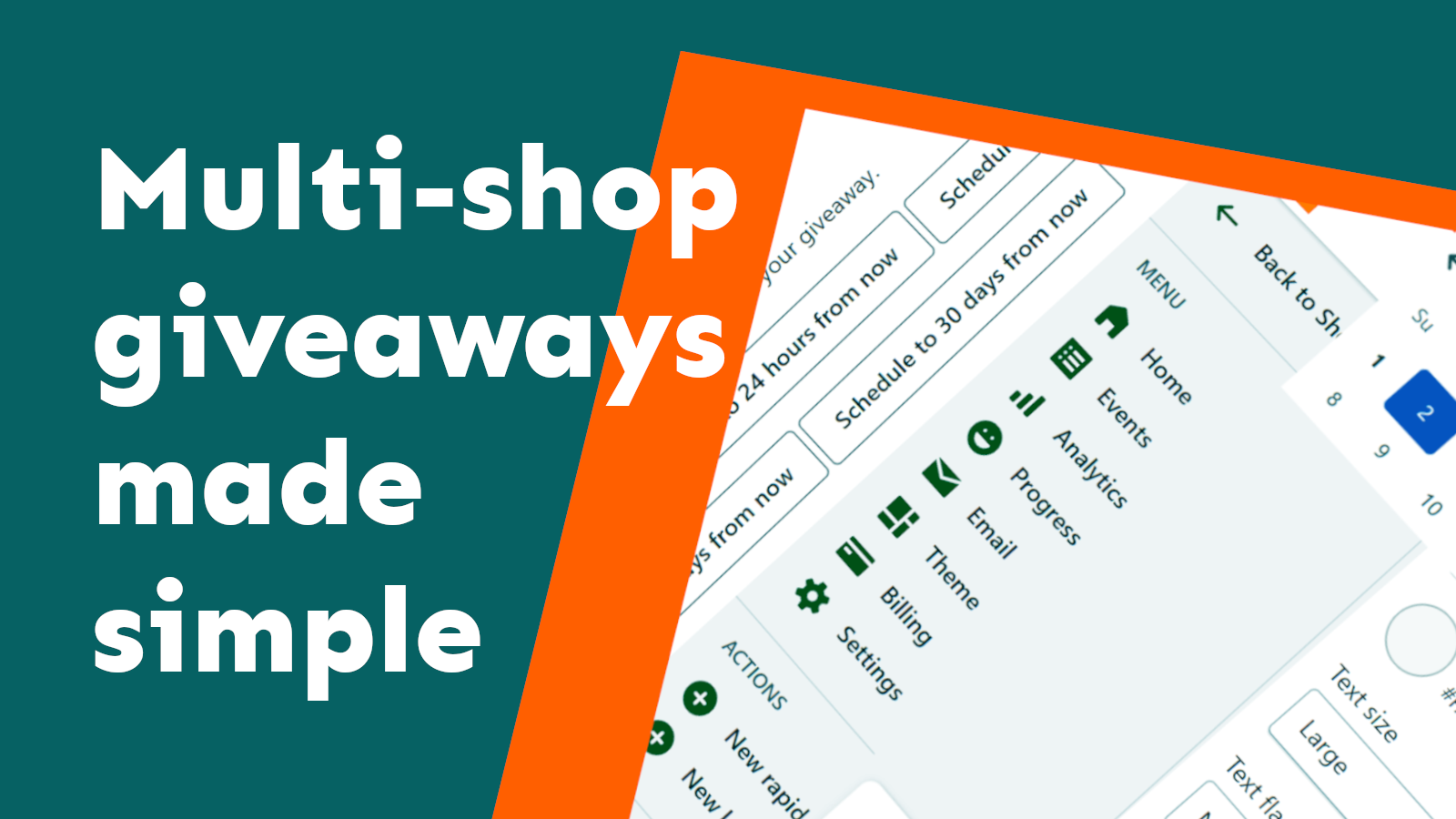 multi-shop giveaways made simple