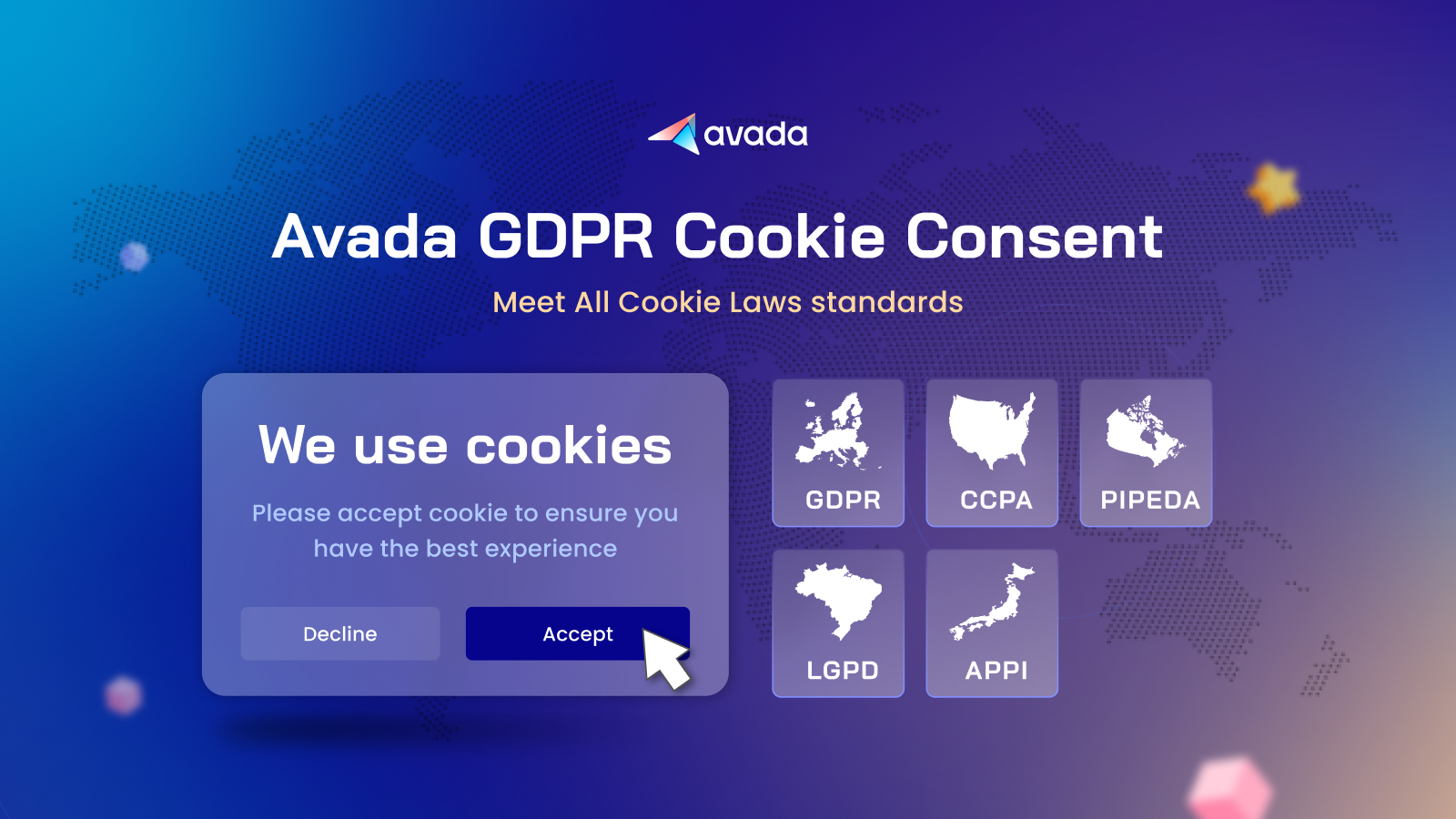 Cookies samtycke, kundintegritet och GDPR, CCPA, CPA-efterlevnad