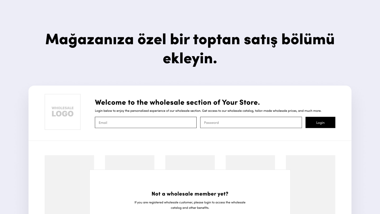 Effortlessly add a Dedicated Wholesale Section to your store