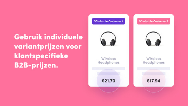 Use Individual Variant Pricing for B2B customer specific pricing
