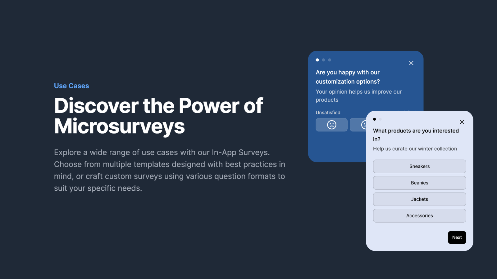 Survser ‑ Popup Surveys Screenshot