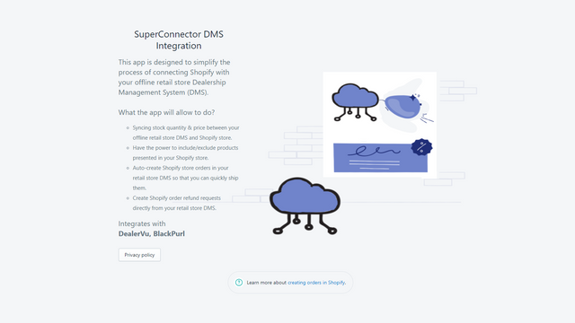 Introducción a la aplicación SuperConnector DMS Integration