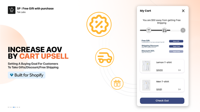 Cart Upsell for increase AOV