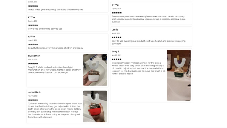 FOURR Product Reviews Screenshot