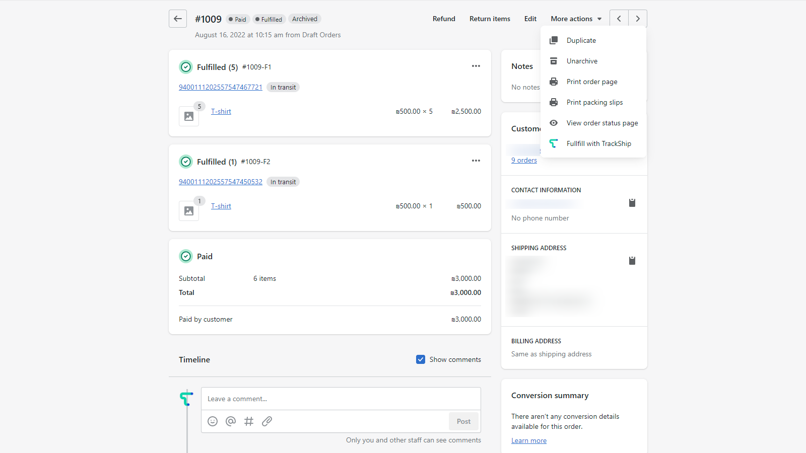 Fulfillment with TrackShip