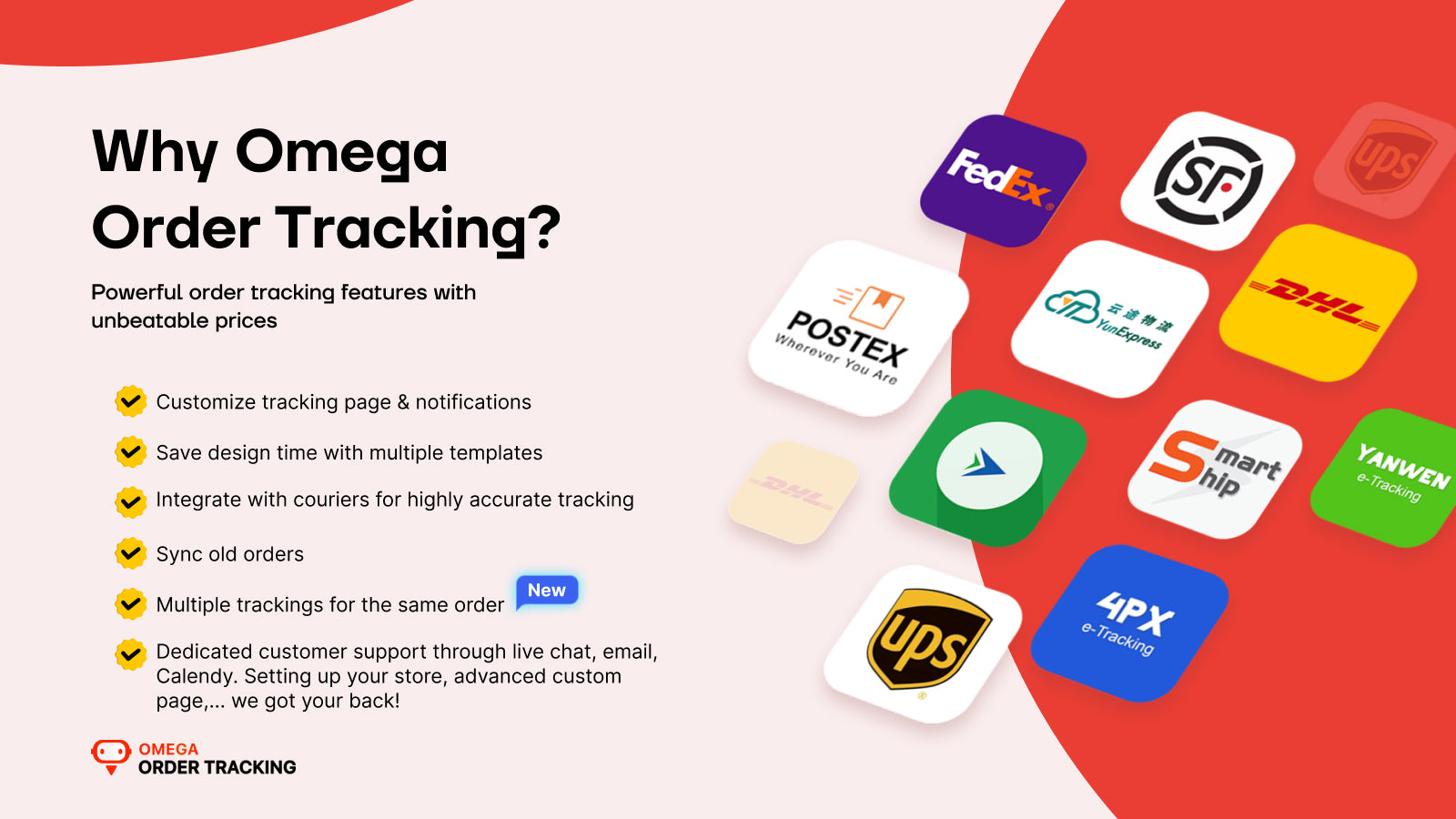 Omega ‑ Email & Order tracking