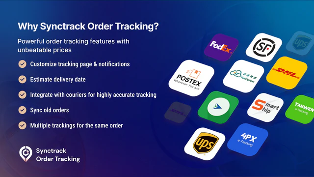 Order tracking page and improve experience during purchase