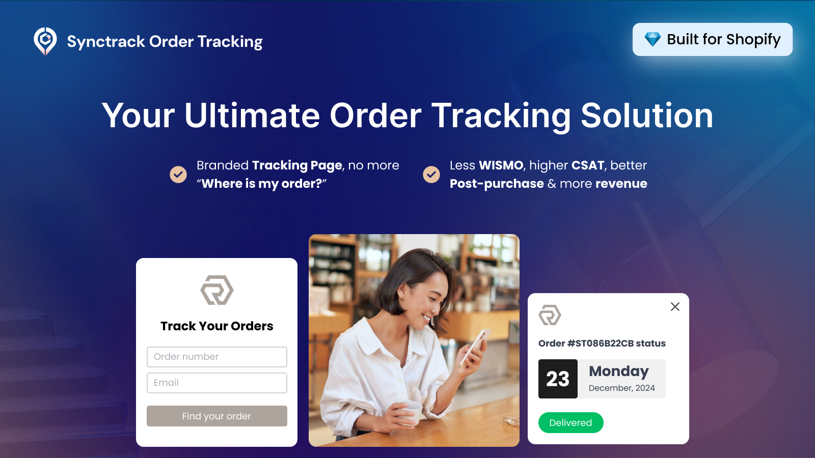 Synctrack Order Tracking Screenshot