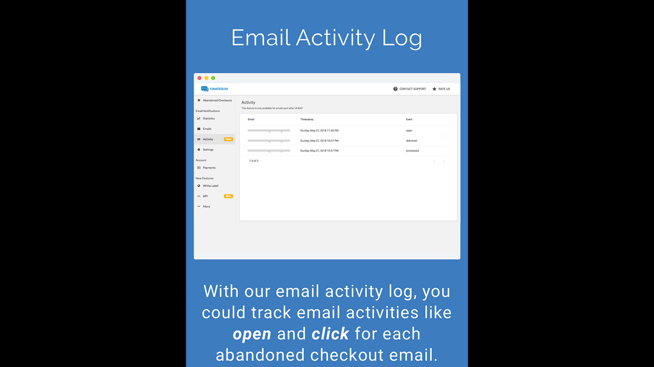 Email Activity Log