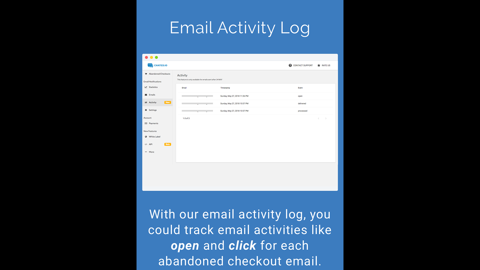 Email Activity Log