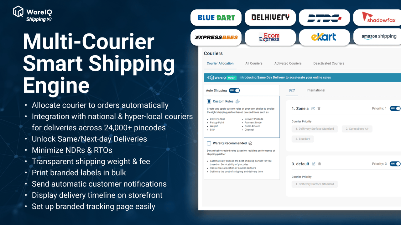 WareIQ ‑ Your Shipping Partner Screenshot