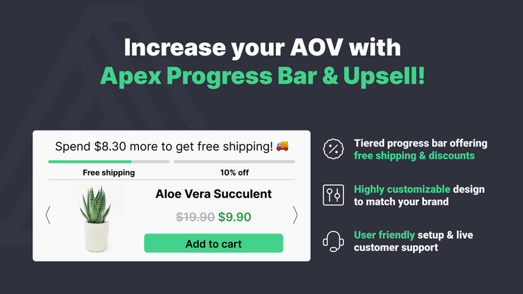 Apex: Progress Bar & Upsell Screenshot