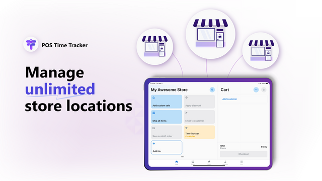 Manage unlimited store locations