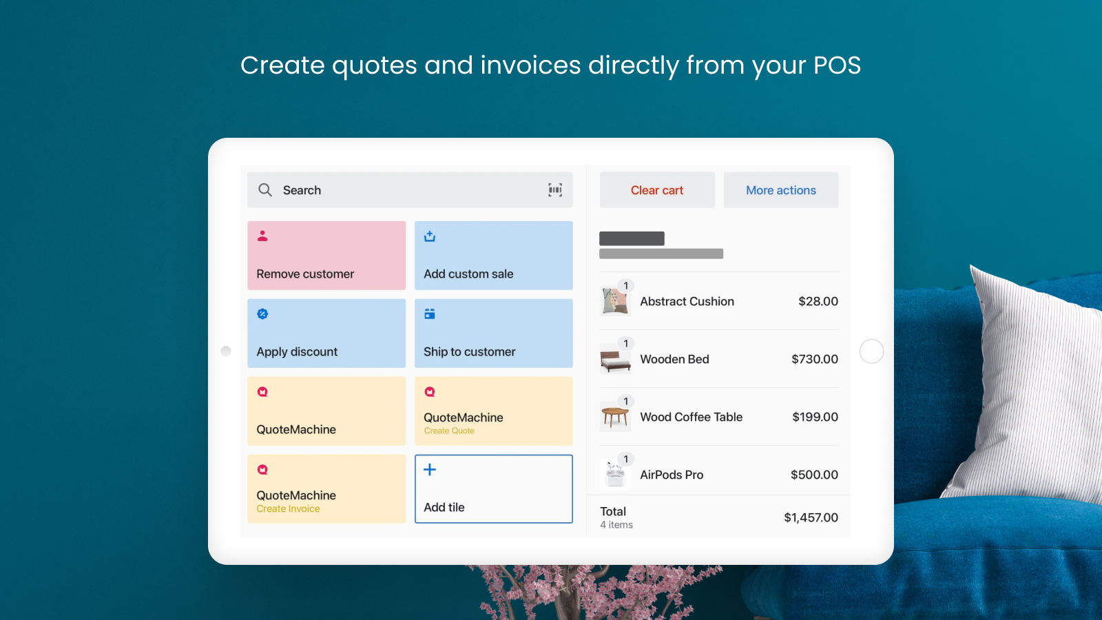 Integrate QuoteMachine seamlessly with your Shopify POS