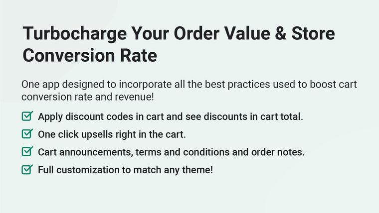 Cartix Cart Discount + Upsell Screenshot