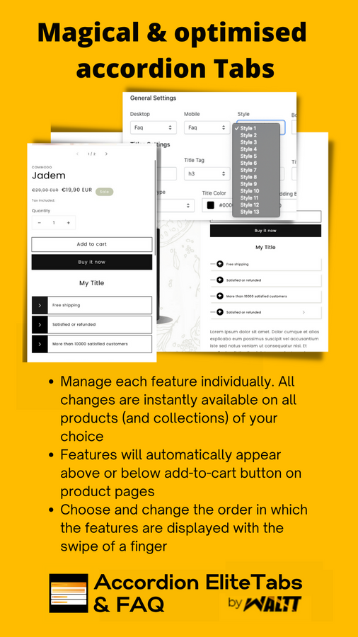 Accordion EliteTabs & FAQ